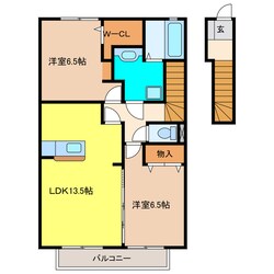 シェリールの物件間取画像